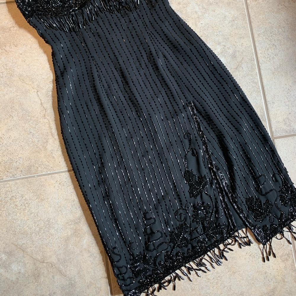 Black Beaded Dress